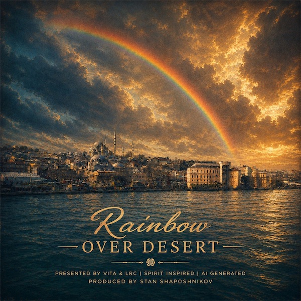 Rainbow over desert~ vibe